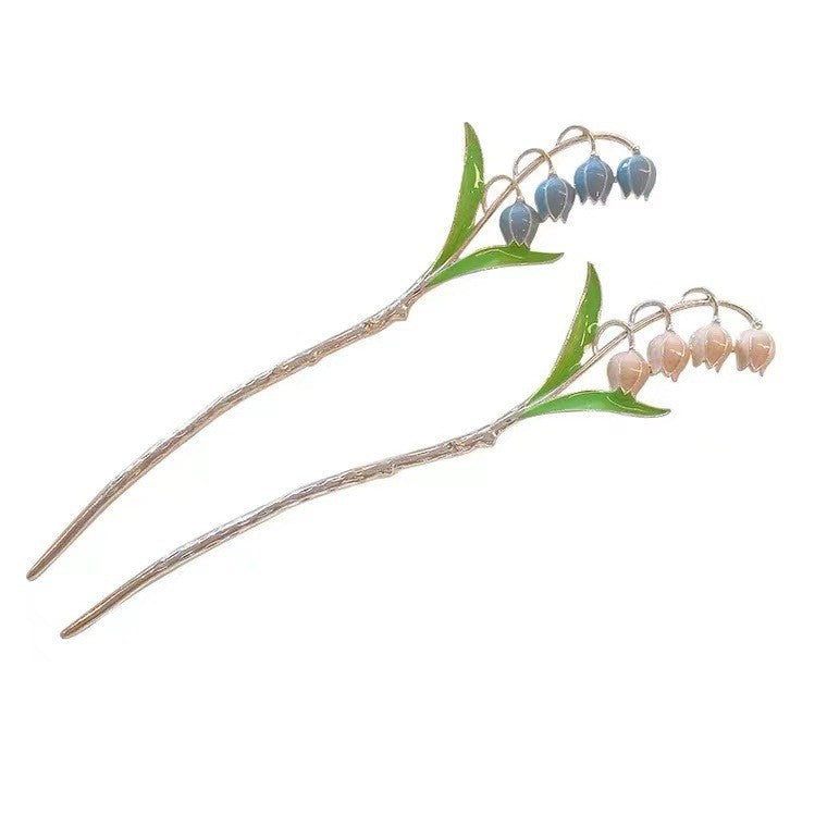 Künstlerische florale Haarklammer Brehn