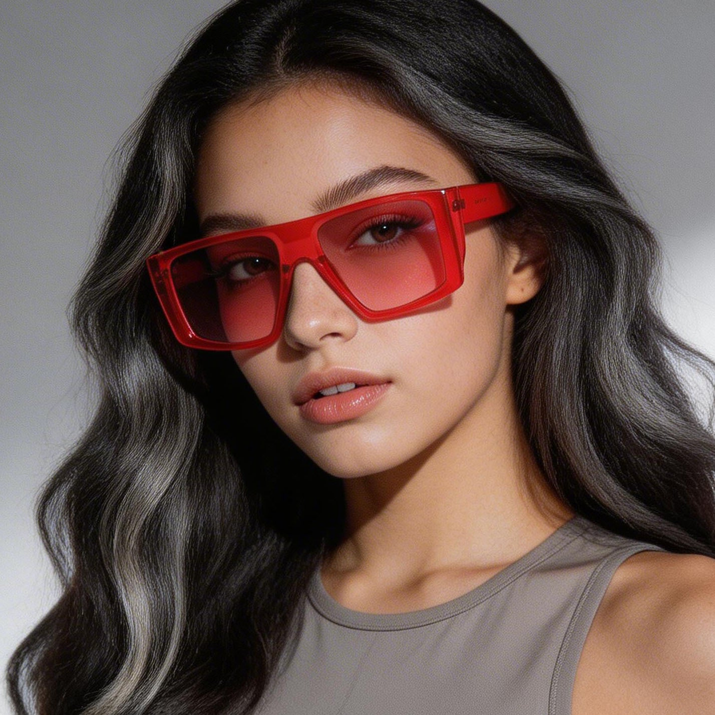 Damen oversized geometrische Sonnenbrille Brehn