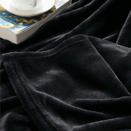 Damen luxuriöse Kuscheldecke aus hochwertigem Mikrofaser Brehn