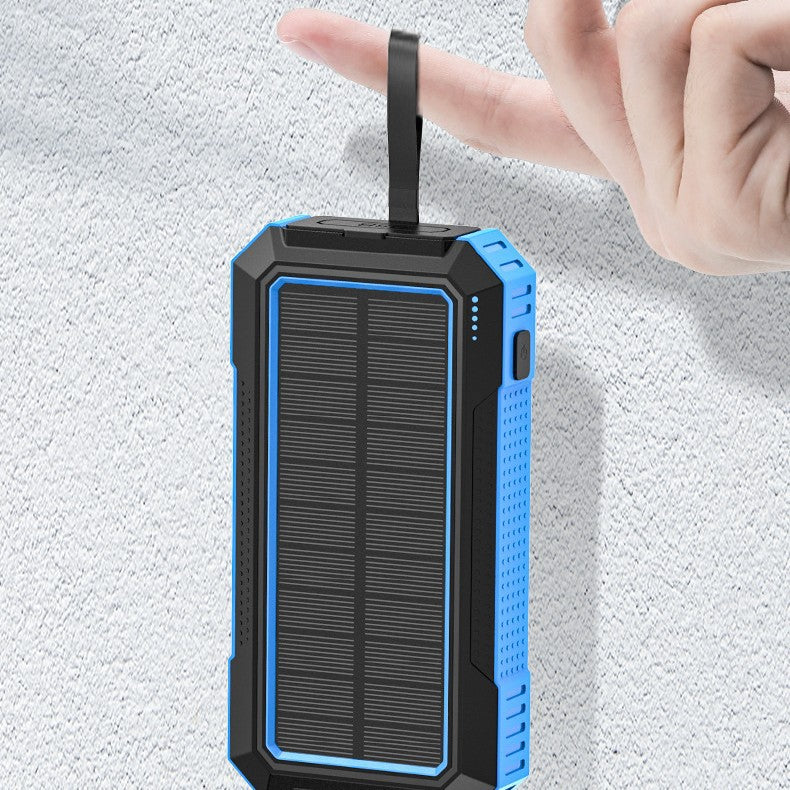 Robuste Outdoor-Powerbank mit Integrierter Schnellladefunktion und Led-Anzeige Brehn