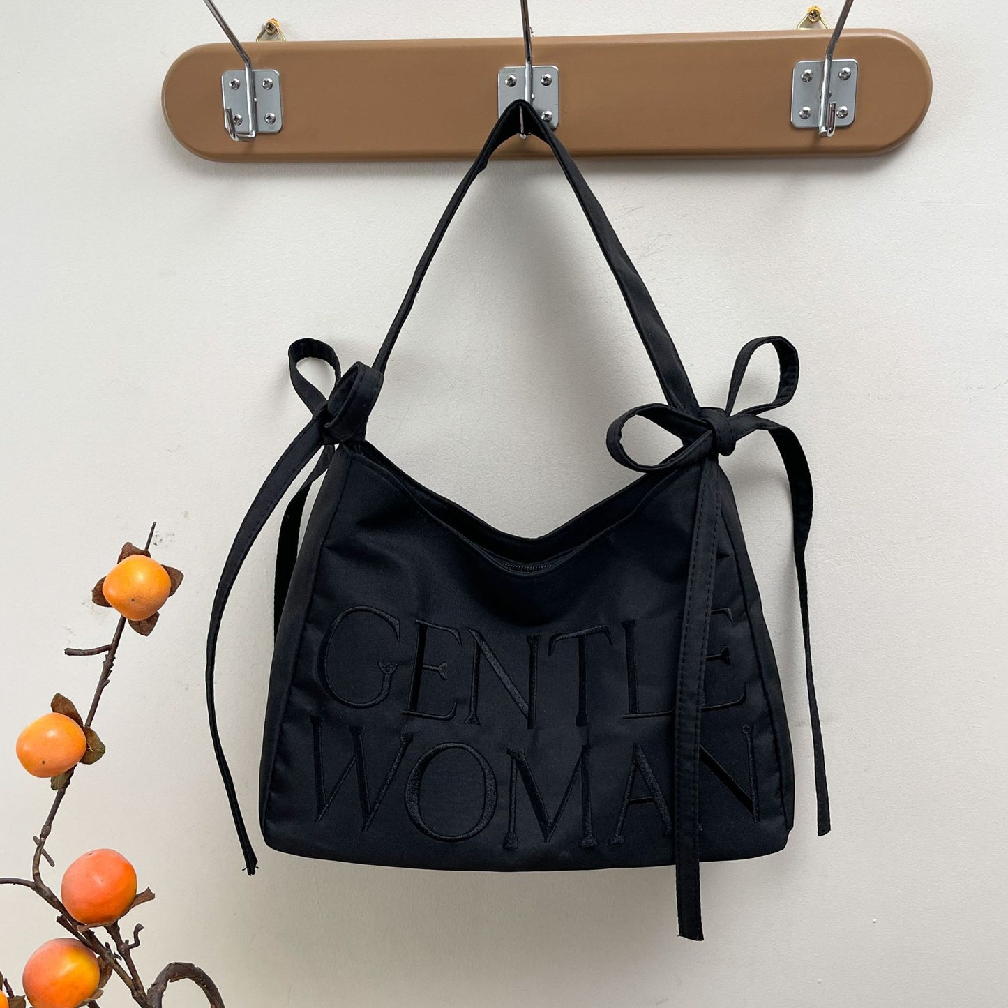Stylische Satin Bucket Bag Brehn