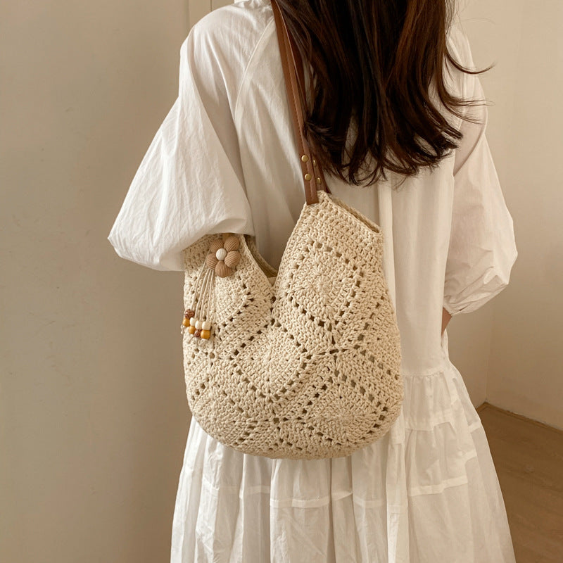 Handgearbeitete Makramee Shopper Tasche Brehn