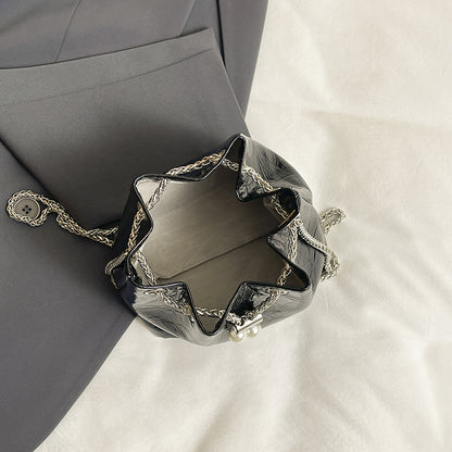 Kordelzug Eimer Handtasche