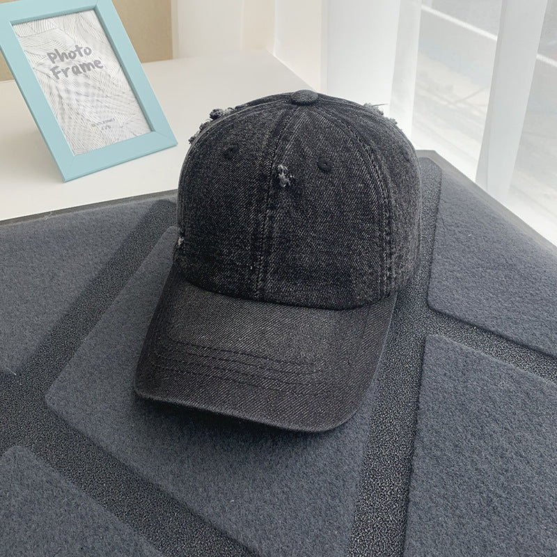 Damen Destroyed Denim Baseball Cap Brehn 1784084168