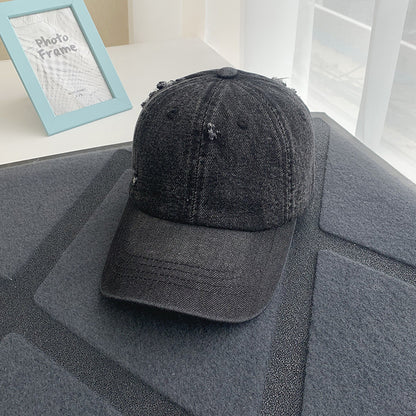 Damen Destroyed Denim Baseball Cap Brehn 1784084168