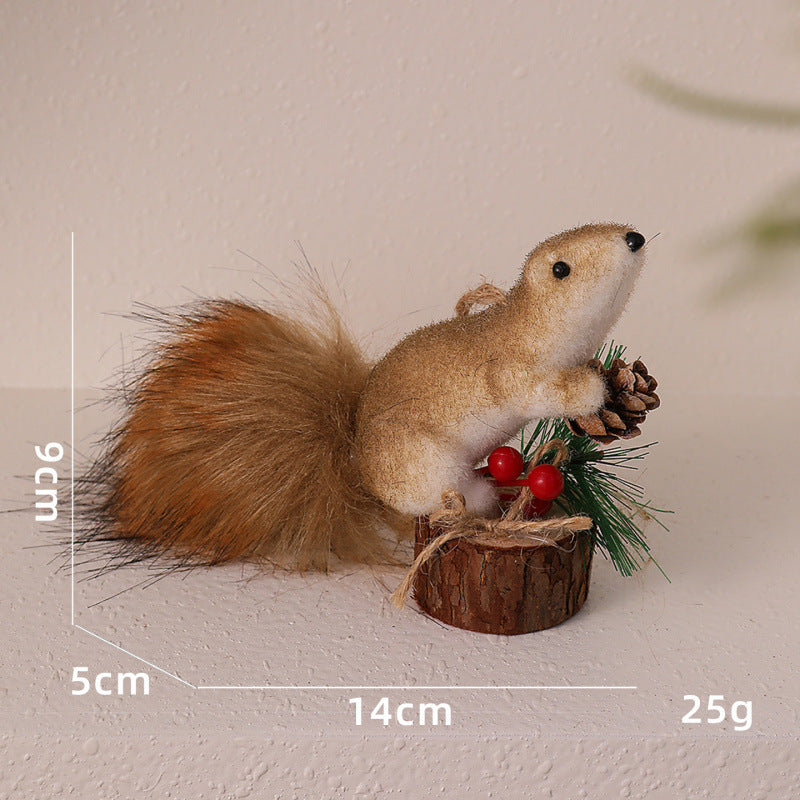 Niedliche Dekorationsfigur mit Eichhörnchenmotiv Brehn