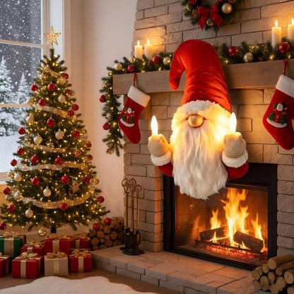Humorvolle Weihnachtslicht-Figur Brehn