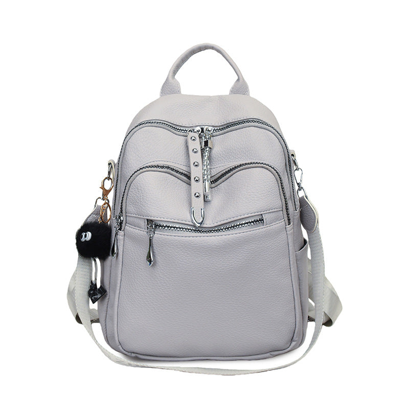 Stylische multifunktionale Leder-Rucksack