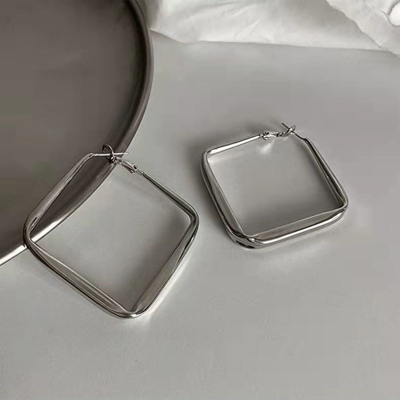 Quadrat-Ohrstecker Aus Hochwertigem Edelstahl Brehn