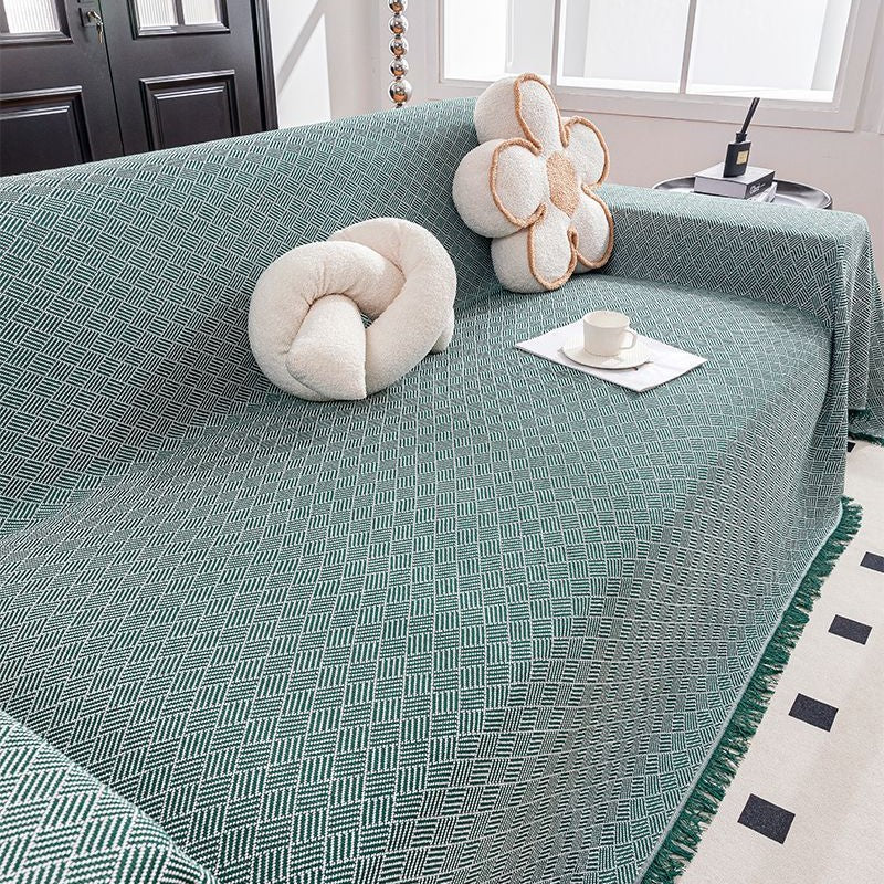 Gemütliche Sofawurfdecke