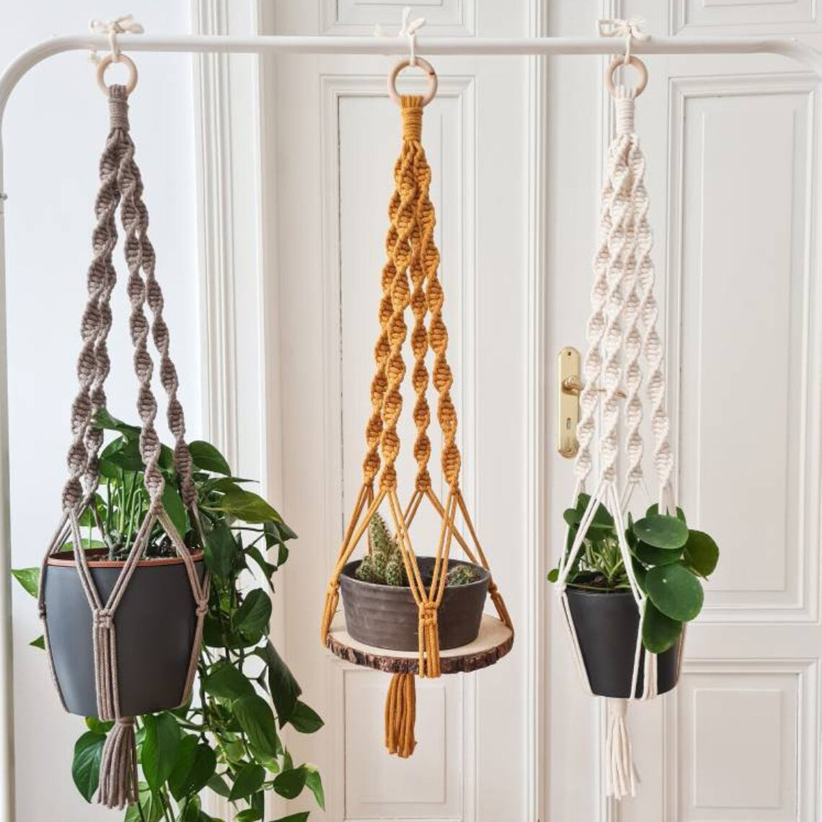 Macrame Wandbehang Dekor mit geflochtenem Design Brehn