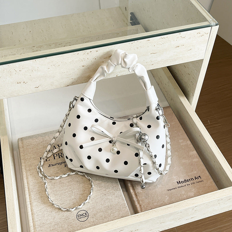 WoChic Punktmuster Handtasche Brehn