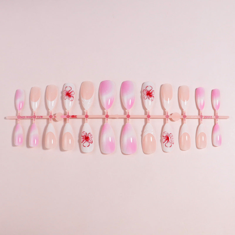 Premium Press-On Nail Set mit dekorativen Akzenten Brehn