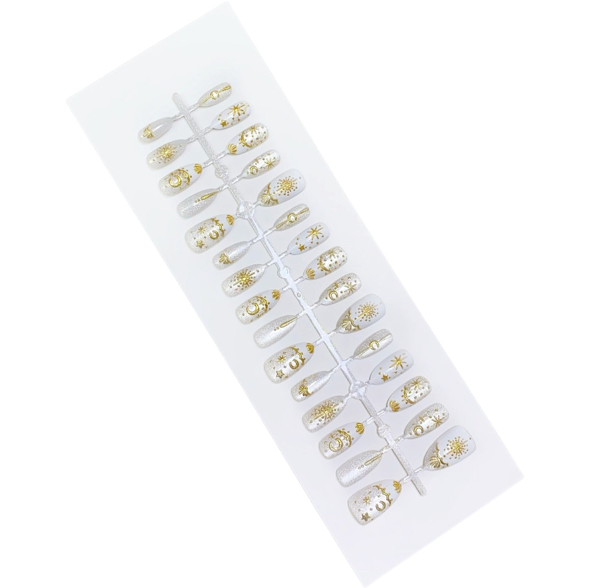Himmlisches Design Press-On Nägel