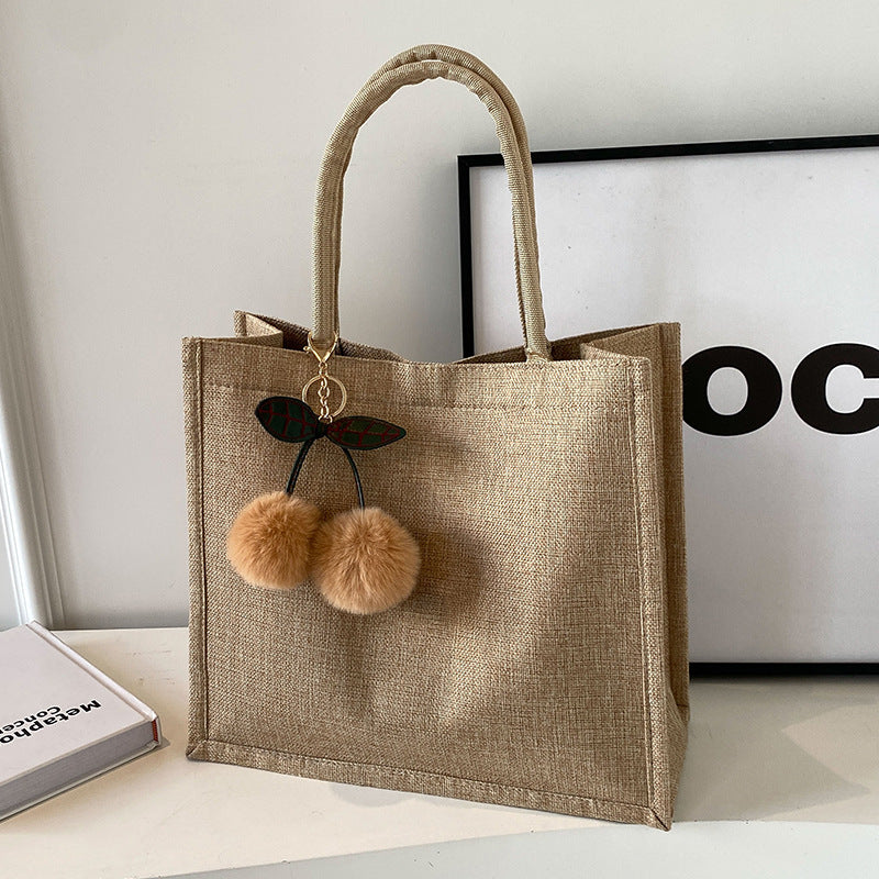Umweltfreundliche Jute Tragetasche