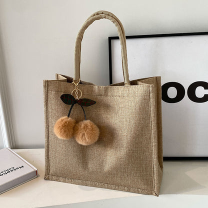 Umweltfreundliche Jute Tragetasche