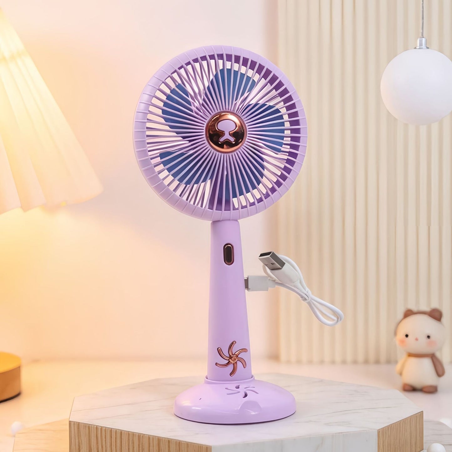 Damen Tragbarer Tischventilator mit innovativem Design Brehn
