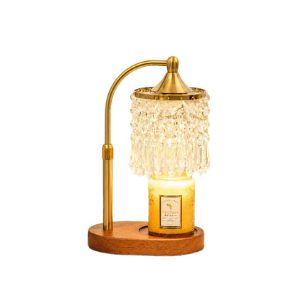 Elegante Glas Tischlampe