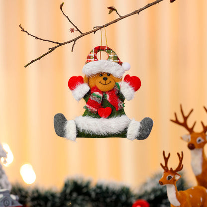 Dekorative Filz Santa Ornament Schale