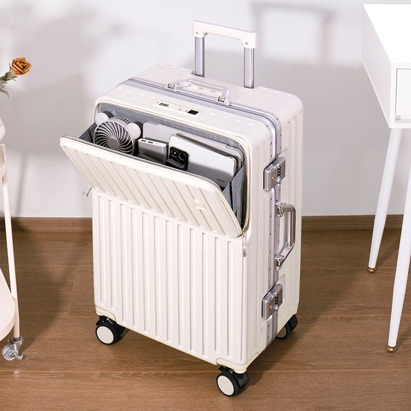 Trolley Koffer Mit Innovativem Stauraum Und Integriertem Sicherheitssystem Brehn