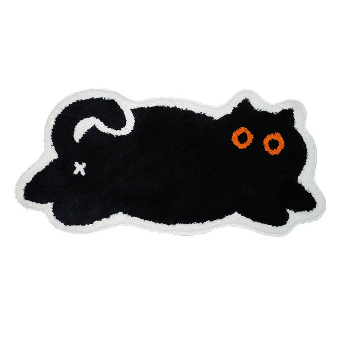 Niedlicher katzenförmiger Plüschteppich Brehn