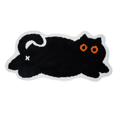 Niedlicher katzenförmiger Plüschteppich Brehn