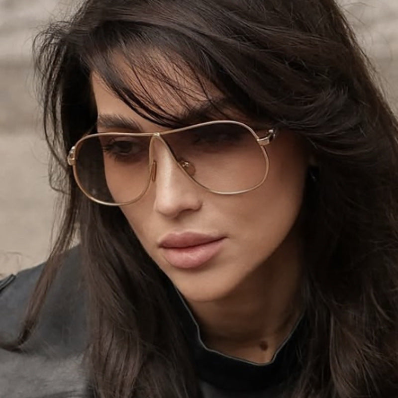 Damen Pilotensonnenbrille mit hochwertigem Metallrahmen und polarisierten Gläsern Brehn