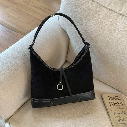 Wildleder Hobo Tasche