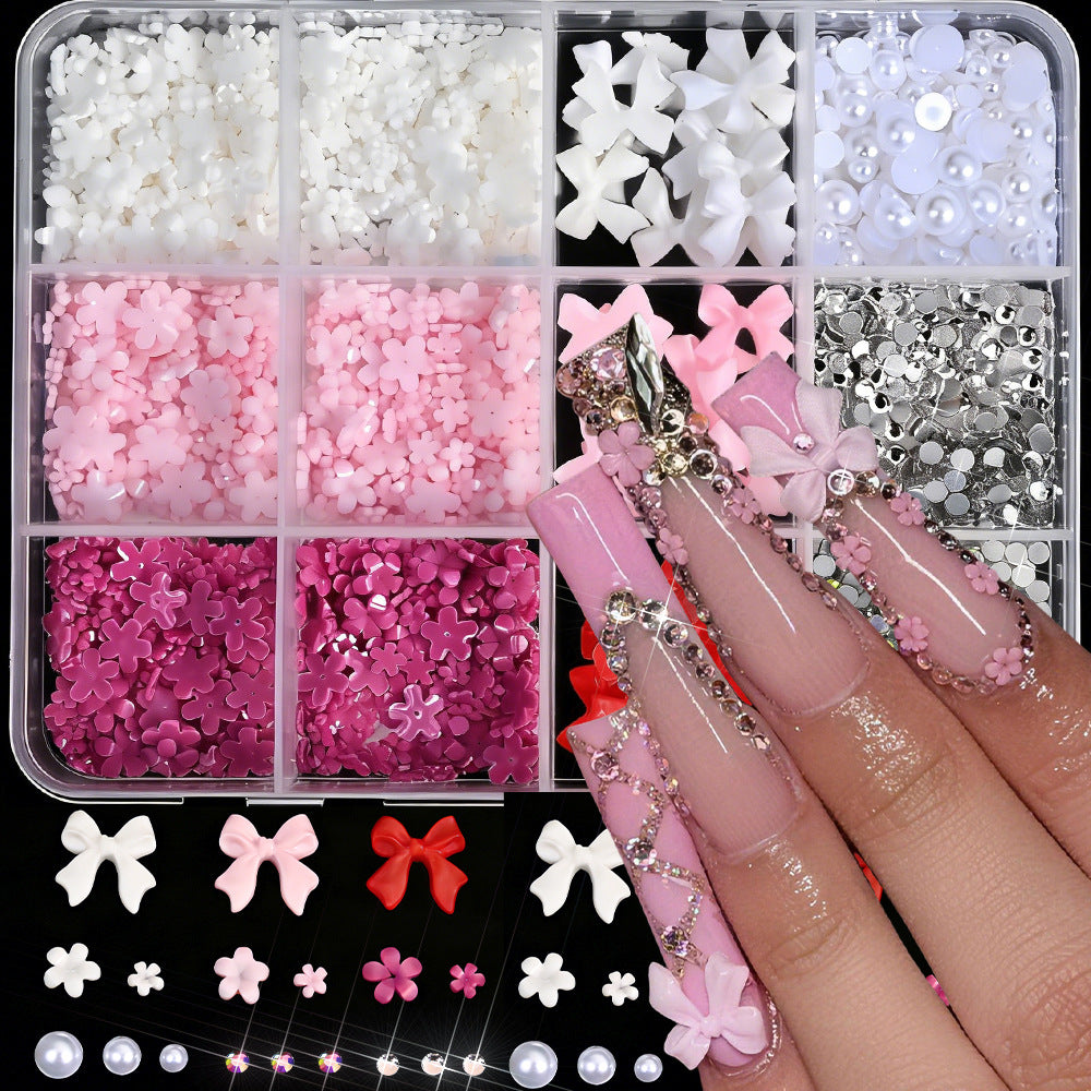 Floral Nail Art Dekorationsset