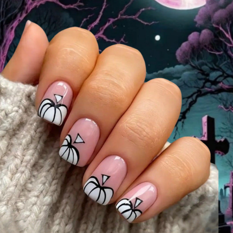 Künstlerisches Halloween-Themen Press-On Nagelset Brehn 1787225300