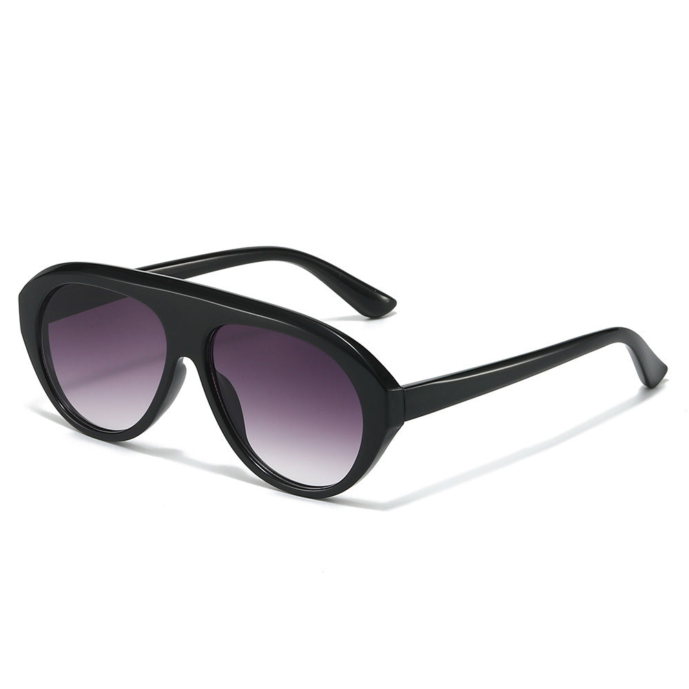 Oversized Geometric Aviator Sonnenbrille Brehn