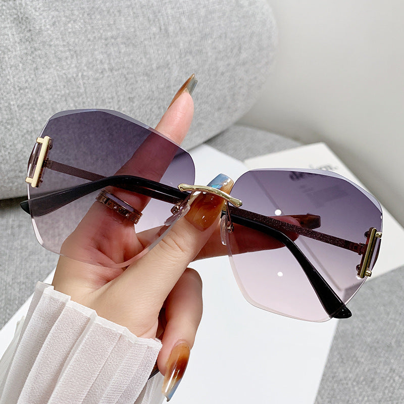 Damen futuristische Quadrat-Sonnenbrille Brehn