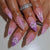 3D Dekorative Florale Press-On Nagelverlängerungen Brehn