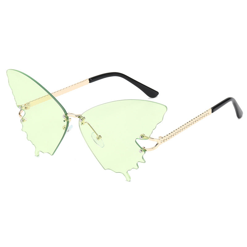 Damen extravagante Schmetterlings-Sonnenbrille Brehn