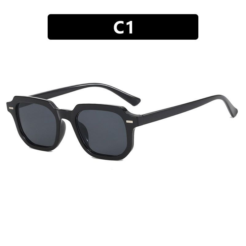 Damen stilvolle Sonnenbrille im auffälligen, geometrischen Design Brehn
