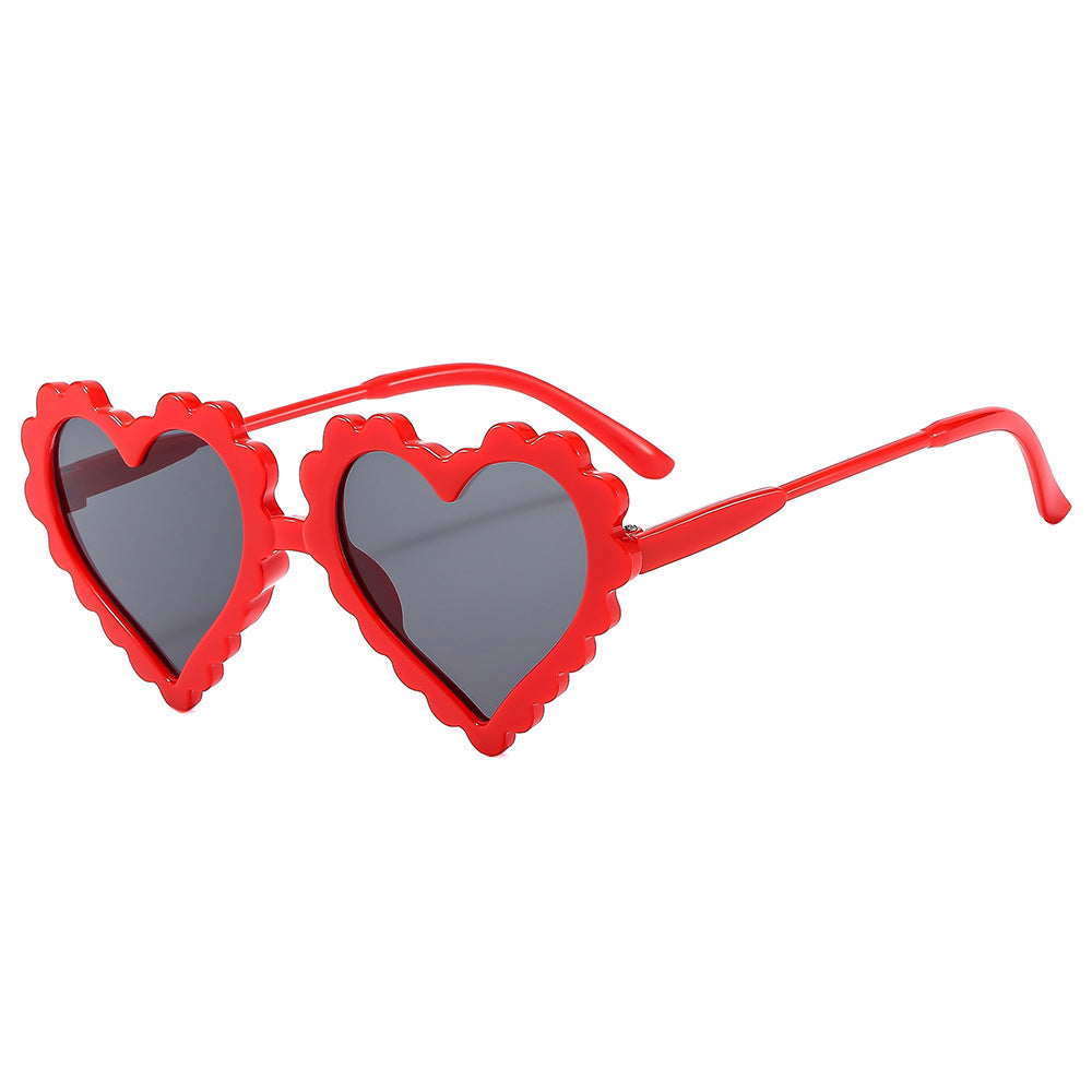 Damen verspielte Herzform Sonnenbrille Brehn
