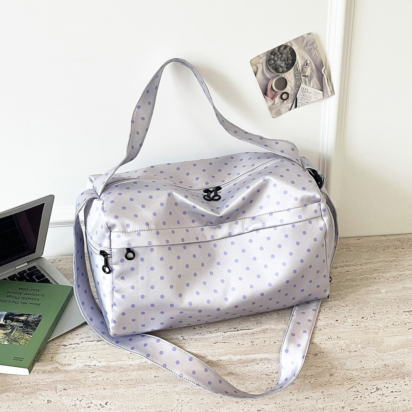 Polka Dot Gym Duffel Bag Brehn