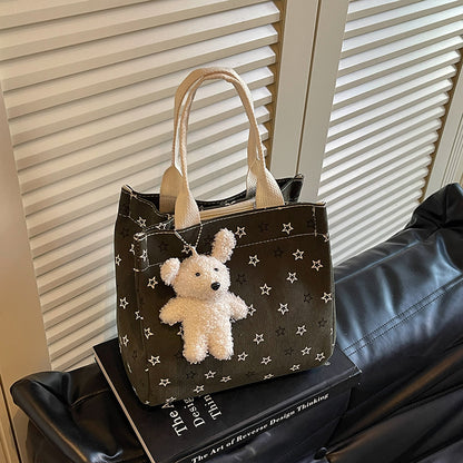 Lässige Sternmuster Mini Tote Bag