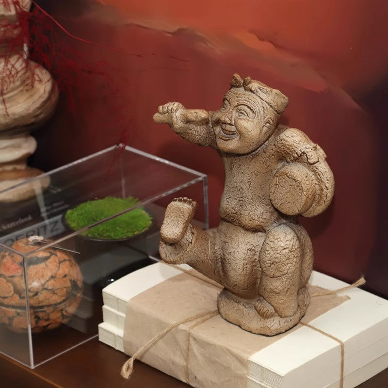 Witzige dekorative Statuen