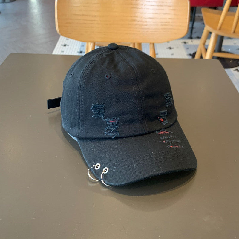 Unisex distressed Baumwoll verstellbare Baseballmütze Brehn
