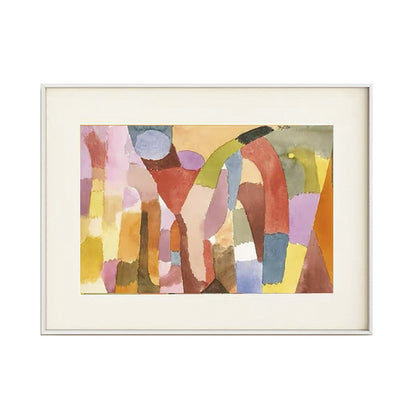 Abstrakte Aquarell Kunstdruck