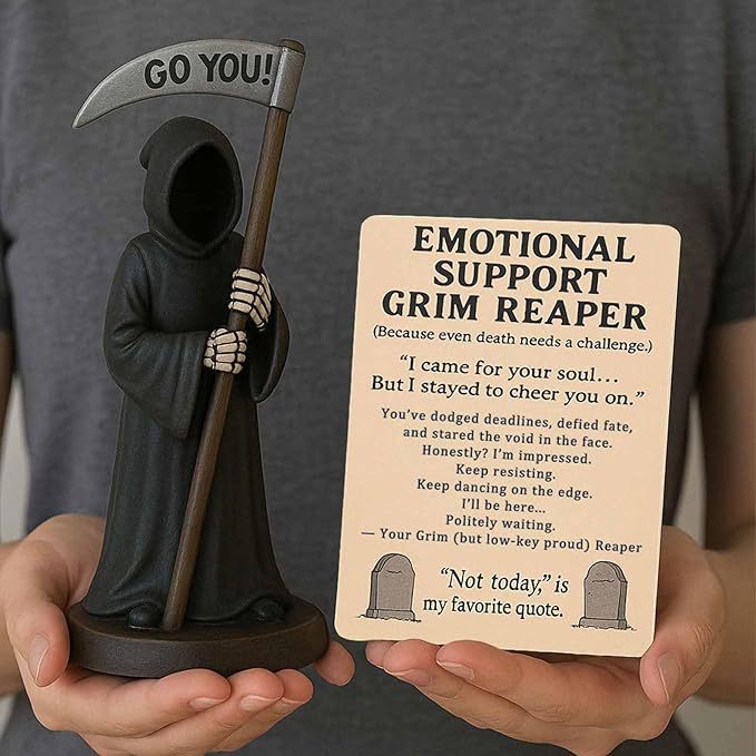 Emotional Support Sensenmann Figurine Brehn