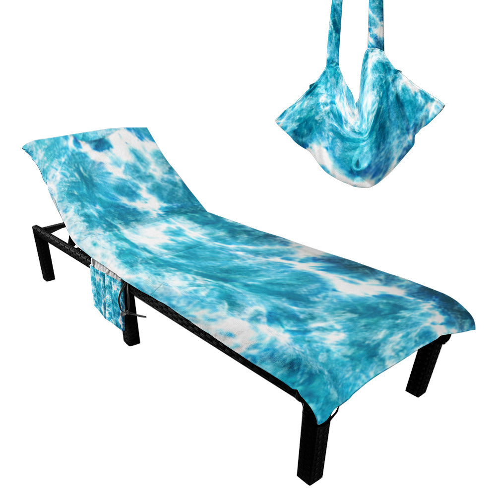 Liegestuhlauflage mit stilvollem TIE-DYE-Design Brehn