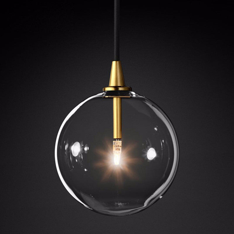 Stylische Glas Pendelleuchte