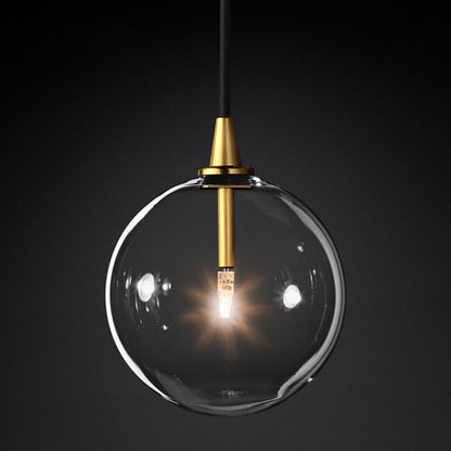 Stylische Glas Pendelleuchte