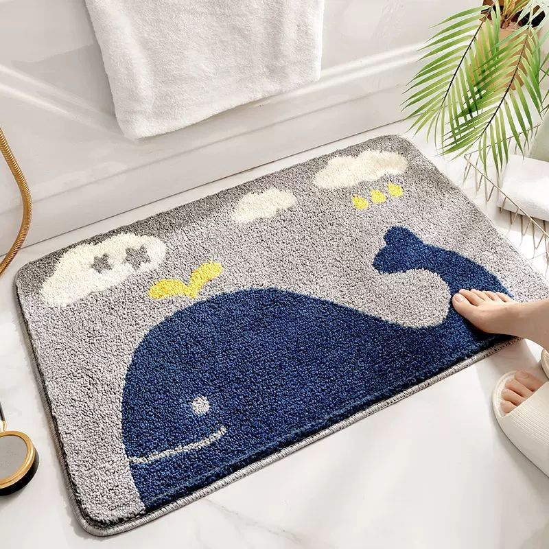 Süßer Hase-Themen Plüsch Badezimmer Teppich