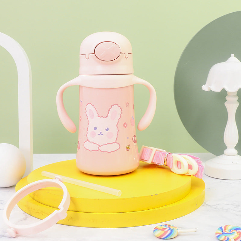 Damen Isolierte Kinder-Trinkflasche im verspielten Tierdesign Brehn