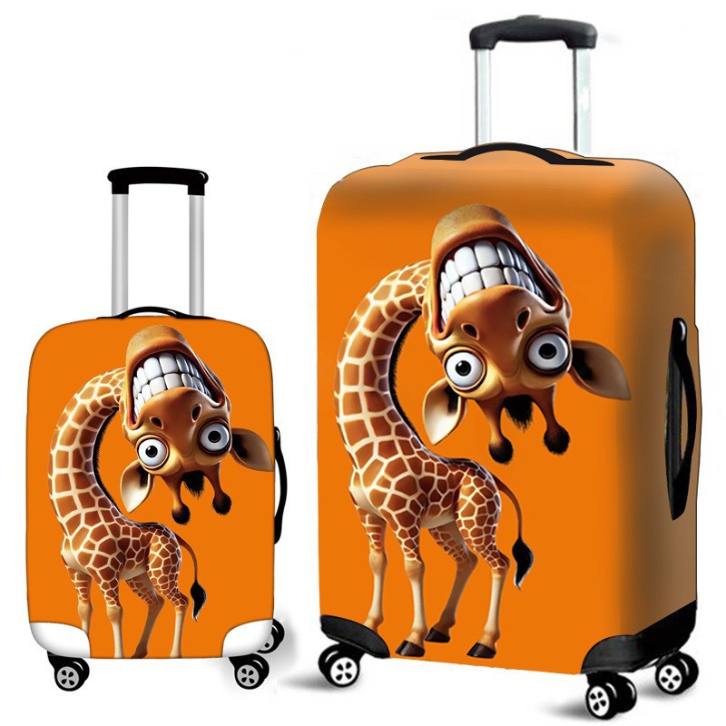 Unisex Hartschalenreisekoffer mit kreativem Giraffenmotiv Brehn