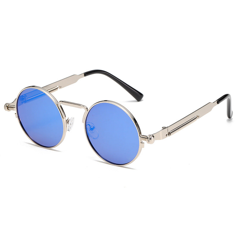 Damen Modische runde Sonnenbrille mit präzisem Metallrahmen Brehn