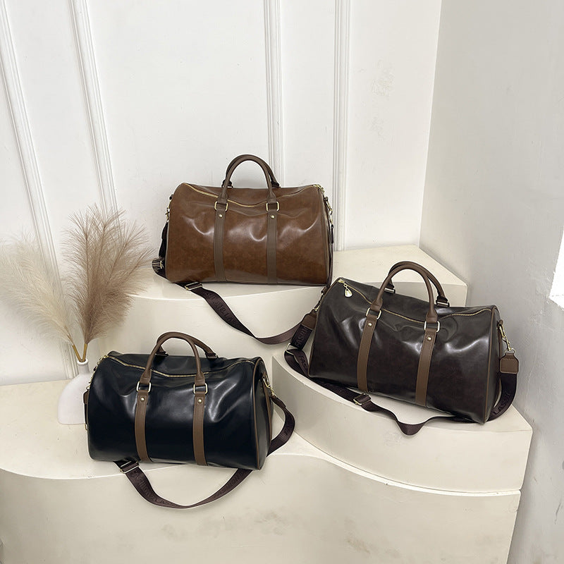 Premium Leder Reise Duffle Bag Brehn